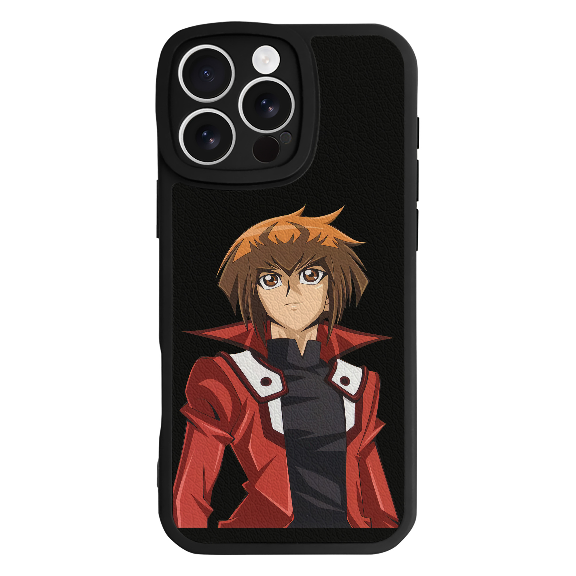 （画像用） 遊☆戯☆王 Yu-Gi-Oh! 【iPhone 16シリーズ対応】シリコンスマホケース（レザー調） 材質：シリコン
